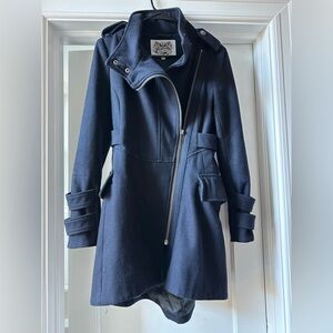 Women's Black Wool Coat